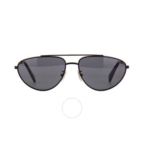 Celine Smoke Pilot Unisex Sunglasses CL40077U 02A 59